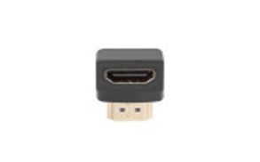 HDMI(M)->HDMI(F) ADAPTER ANGLED DOWN BLA