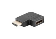 HDMI(M)->HDMI(F) ADAPTER ANGLED LEFT BLA