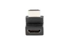 HDMI(M)->HDMI(F) ADAPTER ANGLED UP BLACK