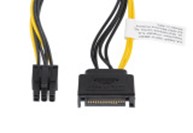SATA(M)->PCI EXPRESS(M) 6 PIN CABLE 20CM