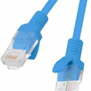 PATCHCORD CAT.6 UTP 0.5M BLUE FLUKE PASS