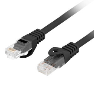 PATCHCORD CAT.6 UTP LSZH CU 5M BLACK FLU