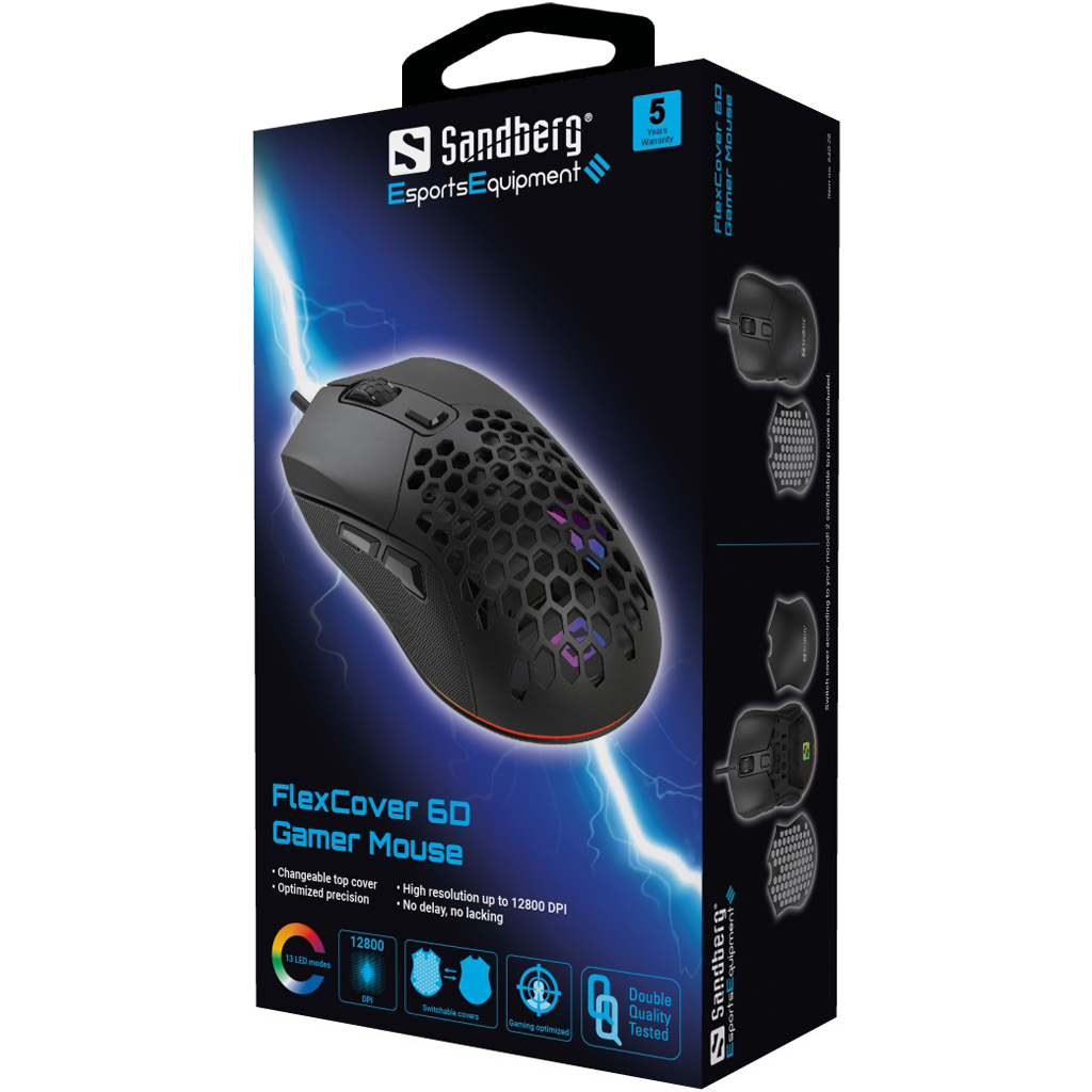 Sandberg FlexCover 6D Gamer Mouse - Afbeelding 2
