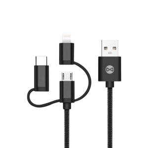 Forever 3in1 cable USB - Lightning + USB